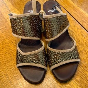 Audley London leather sandals